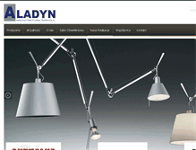 Tablet Screenshot of aladyn.pl